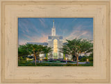 Mt Timpanogos Temple - Evening in the Garden by Robert A Boyd