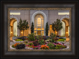 Mt Timpanogos Temple - Garden Path by Robert A Boyd