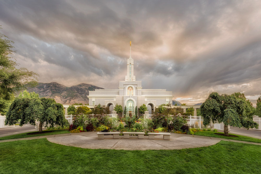 Mt Timpanogos Temple - Chome by Robert A Boyd