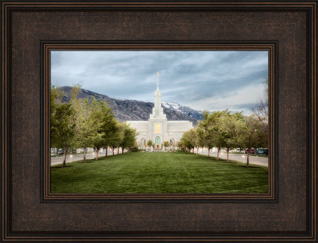 Mt Timpanogos Temple - Chrome Series by Robert A Boyd