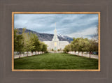 Mt Timpanogos Temple - Chrome Series by Robert A Boyd