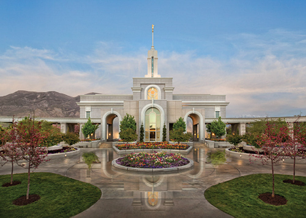 Mt Timpanogos Temple - Eden by Robert A Boyd