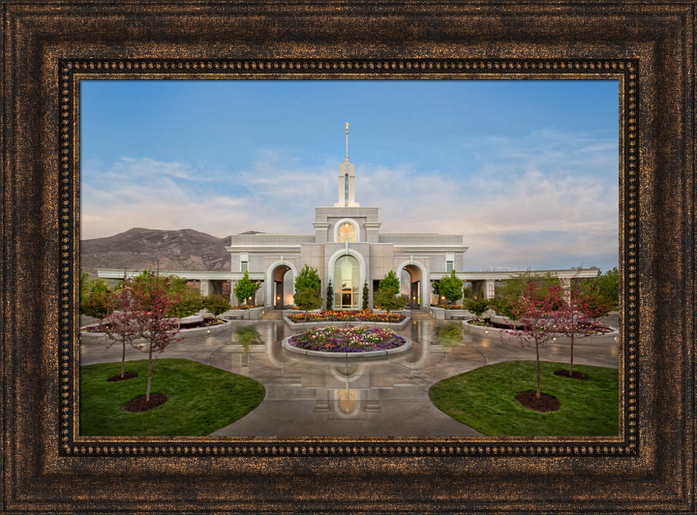 Mt Timpanogos Temple - Eden by Robert A Boyd