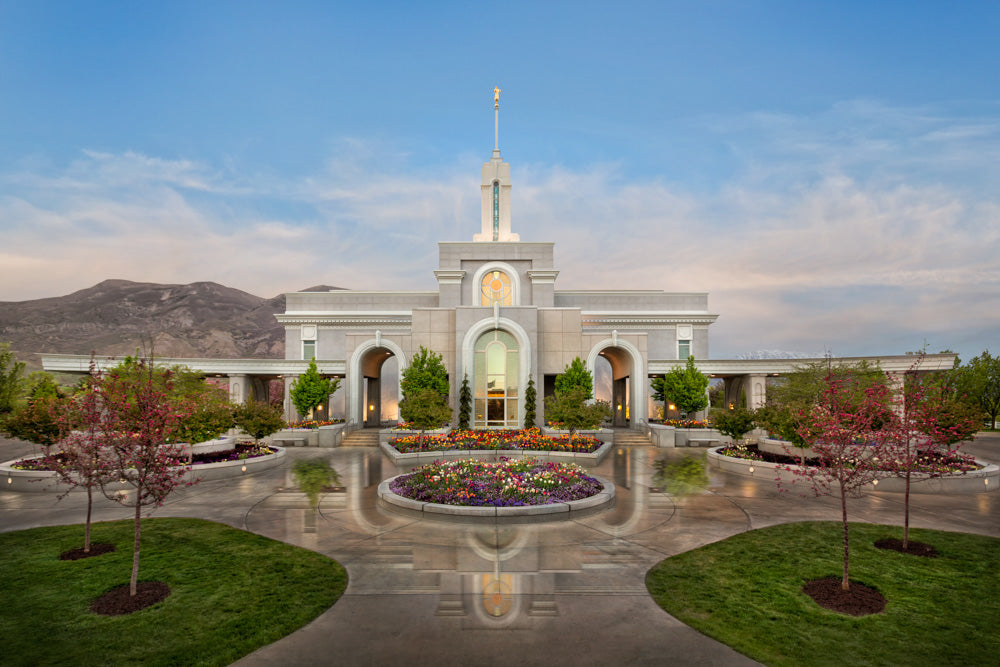 Mt Timpanogos Temple - Eden by Robert A Boyd