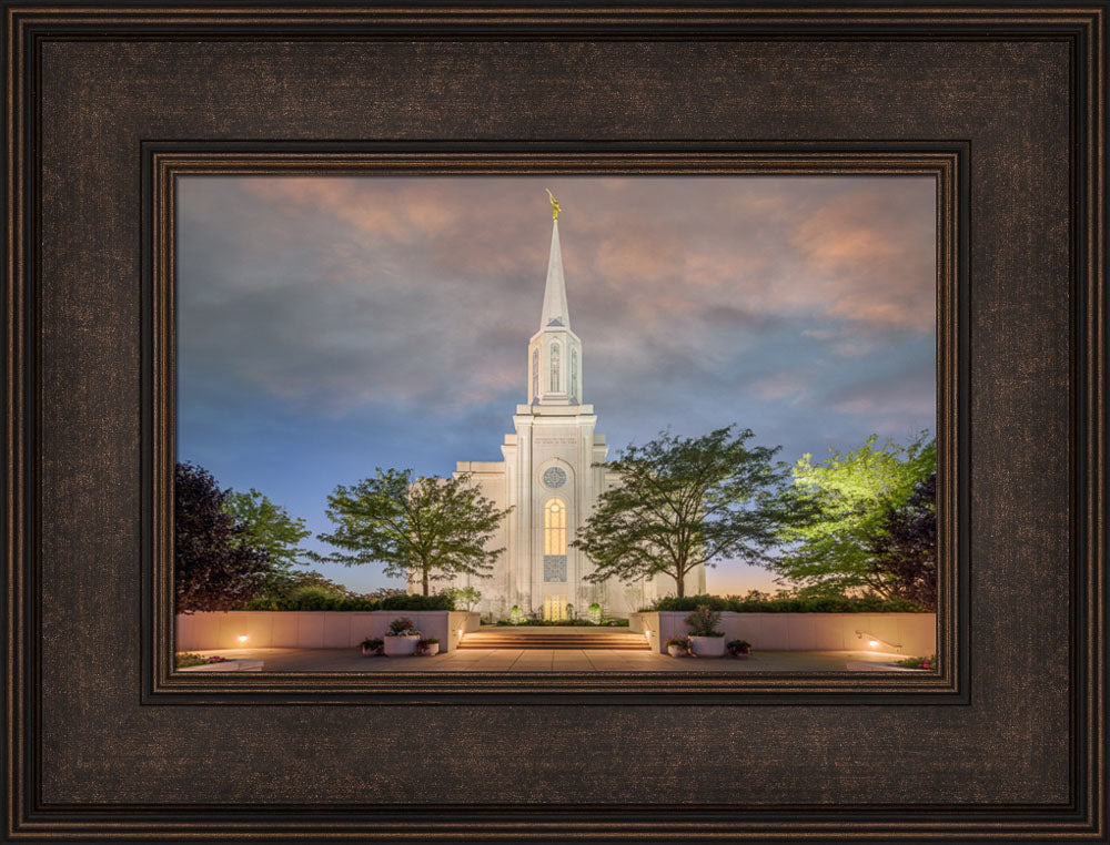 St Louis Temple - Evening Path by Robert A Boyd