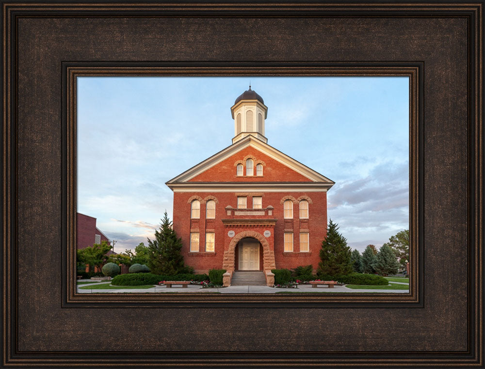 Vernal Temple - Front Entrance by Robert A Boyd