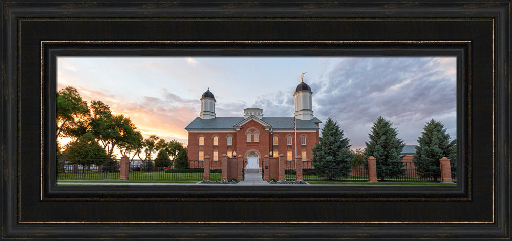 Vernal Temple - Front Gate by Robert A Boyd