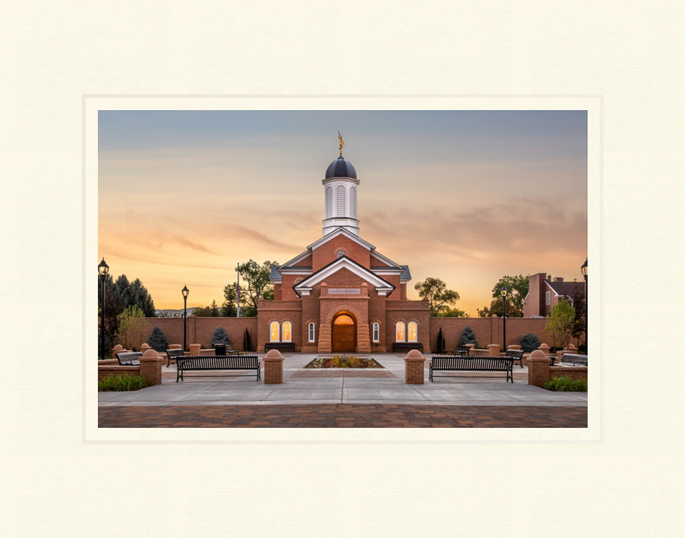 Vernal Temple - Sunset by Robert A Boyd