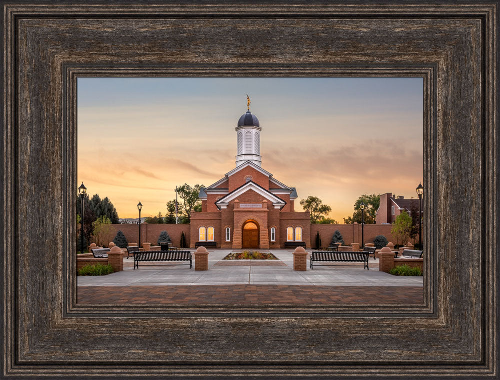 Vernal Temple - Sunset by Robert A Boyd