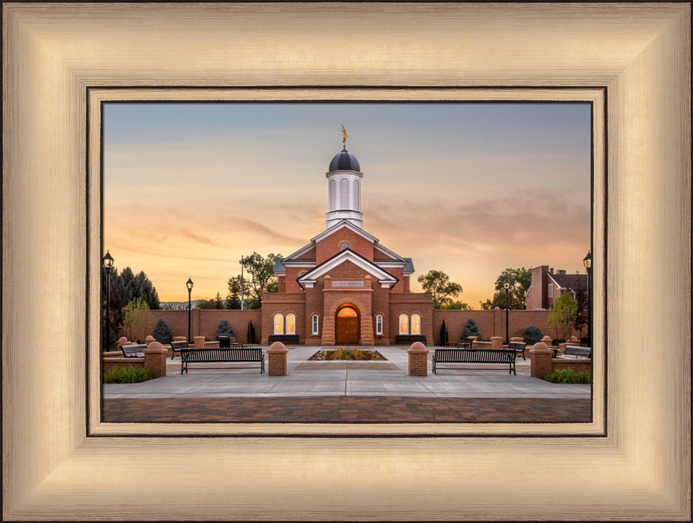 Vernal Temple - Sunset by Robert A Boyd