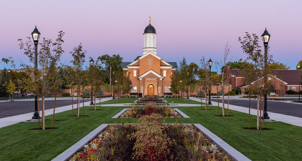 Vernal Temple - Garden View by Robert A Boyd