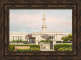 Monticello Temple - Pink Clouds by Robert A Boyd