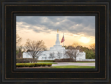 Detroit Temple - Sunset by Robert A Boyd