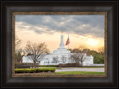 Detroit Temple - Sunset by Robert A Boyd