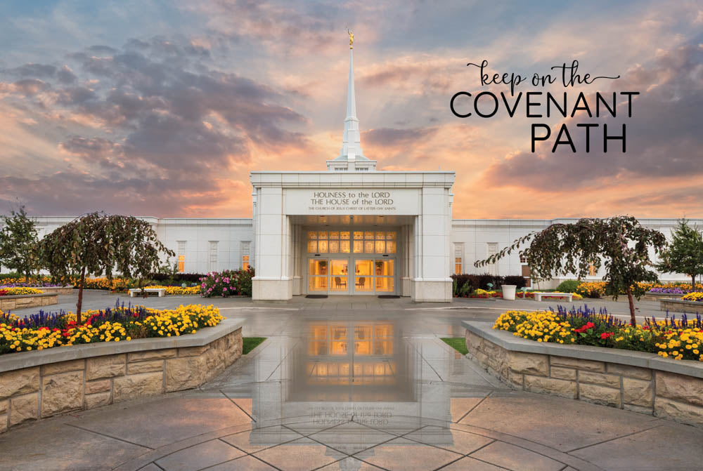 Billing Temple - Covenant Path 12x18  repositionable poster