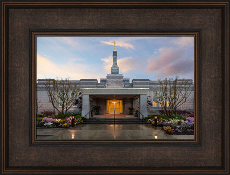 Fresno Temple - Rain Path by Robert A Boyd