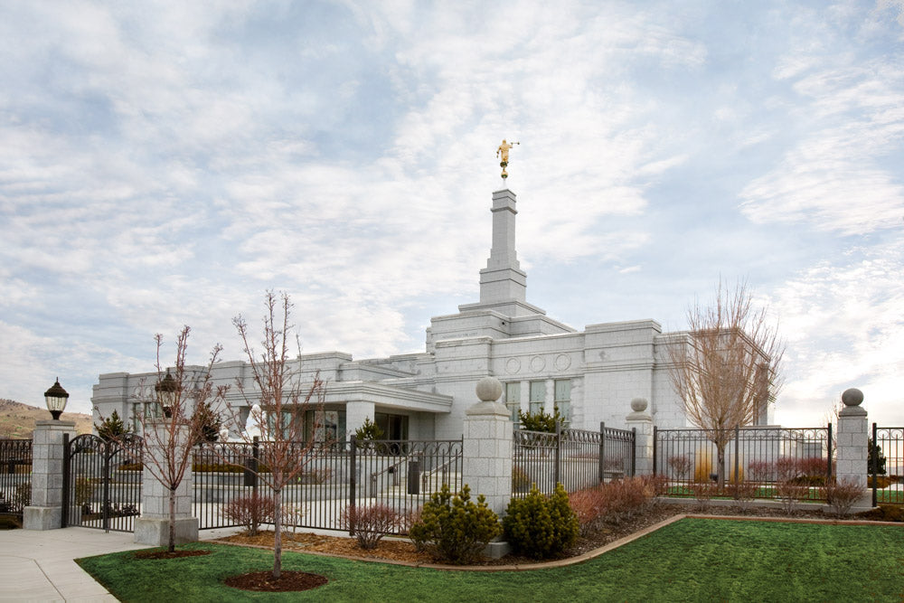 Reno Temple - Front Gate by Robert A Boyd