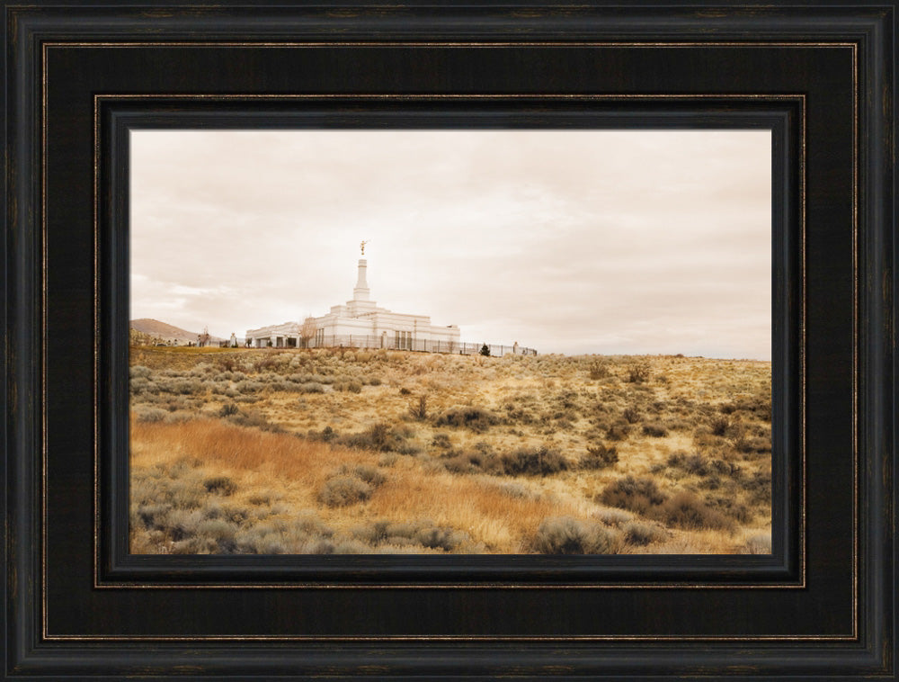 Reno Temple - Desert Hill by Robert A Boyd