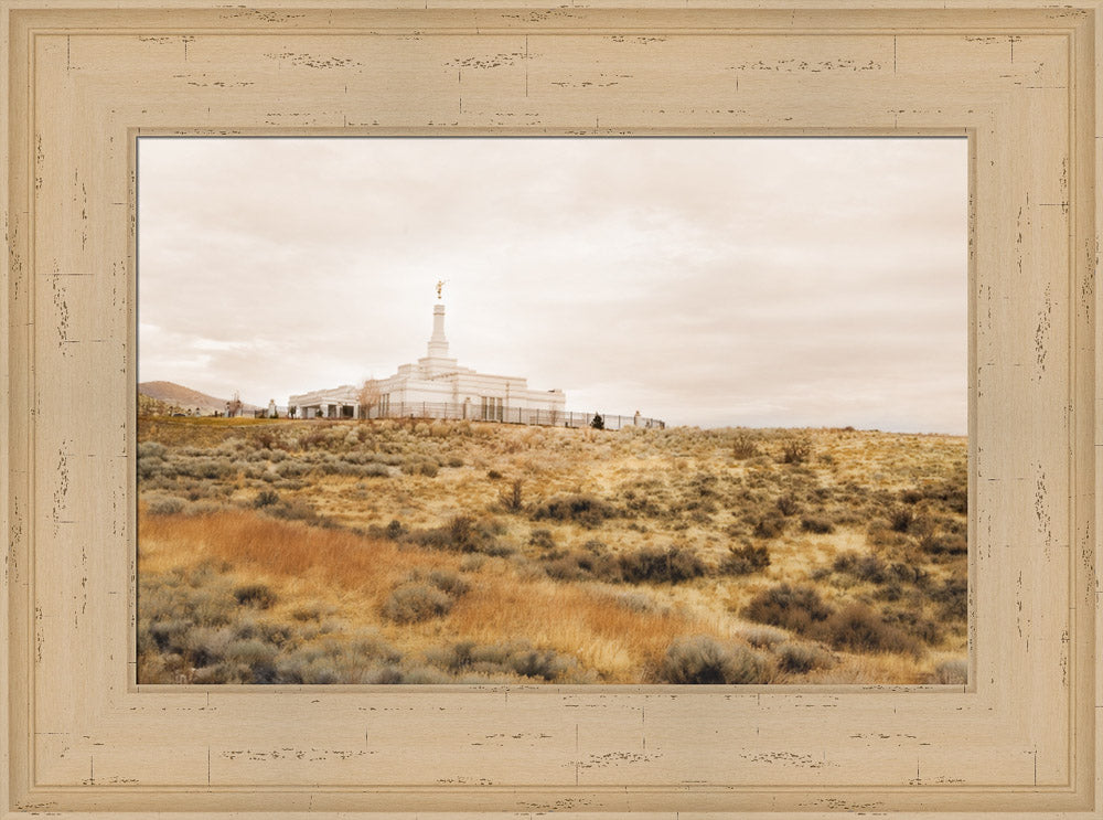 Reno Temple - Desert Hill by Robert A Boyd