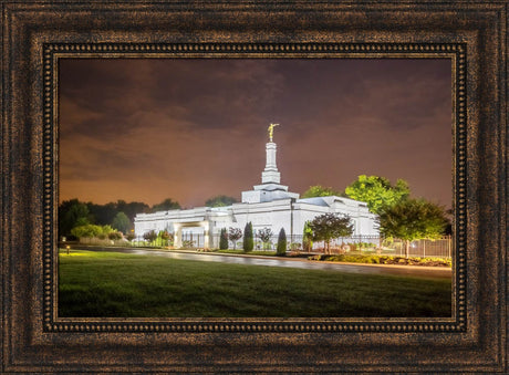 Nashville Temple - Stormy Sky by Robert A Boyd