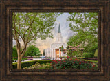 Houston Temple - Blossoms by Robert A Boyd