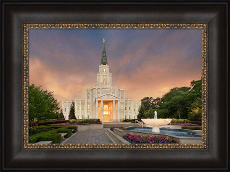 Houston Temple - Eventide by Robert A Boyd