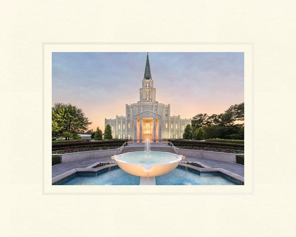 Houston Temple - Healing Waters 5x7 print