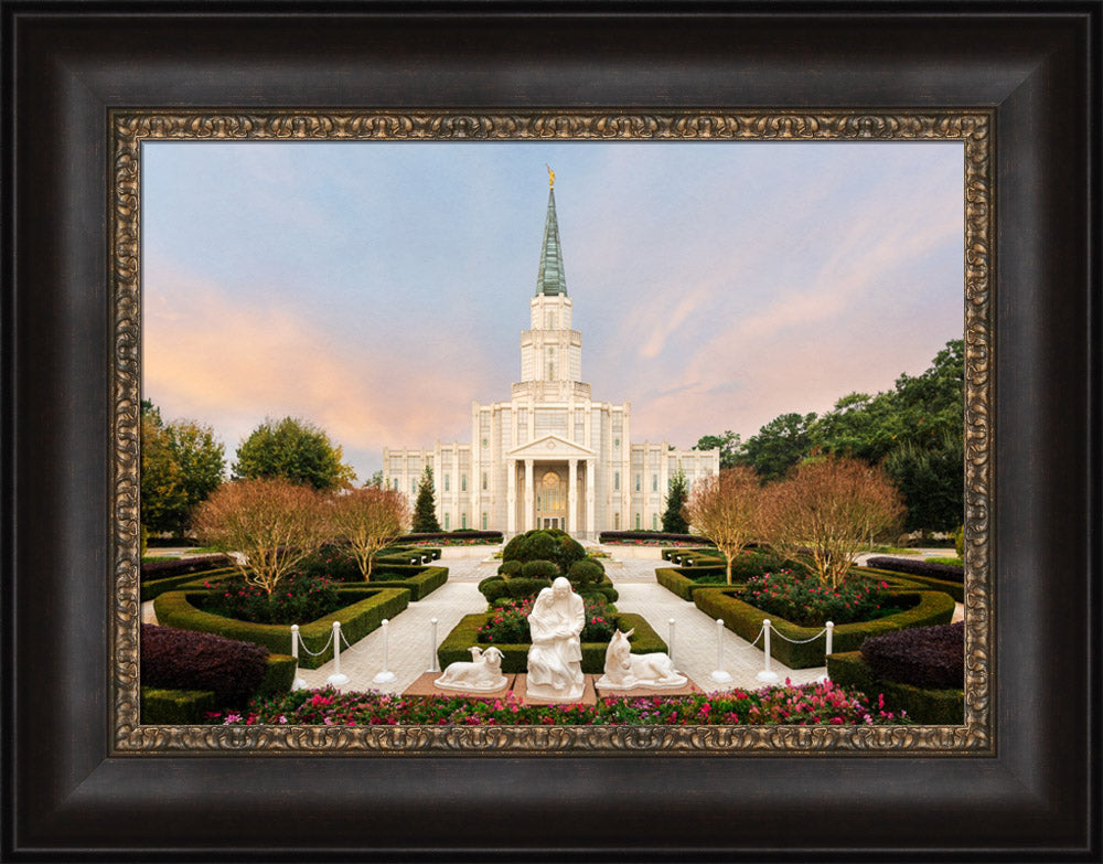 Houston Temple - Nativity by Robert A Boyd