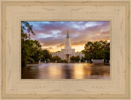 Houston Temple - Reflection of Hope by Robert A Boyd