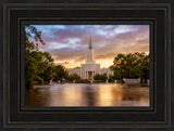 Houston Temple - Reflection of Hope by Robert A Boyd