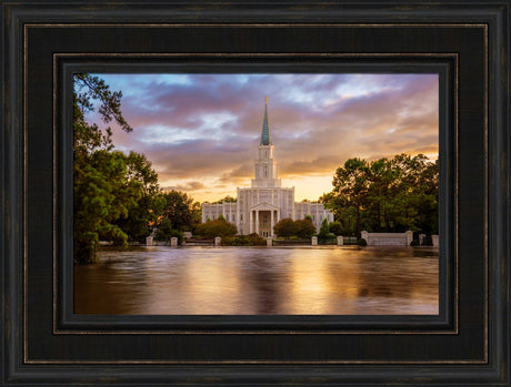 Houston Temple - Reflection of Hope by Robert A Boyd