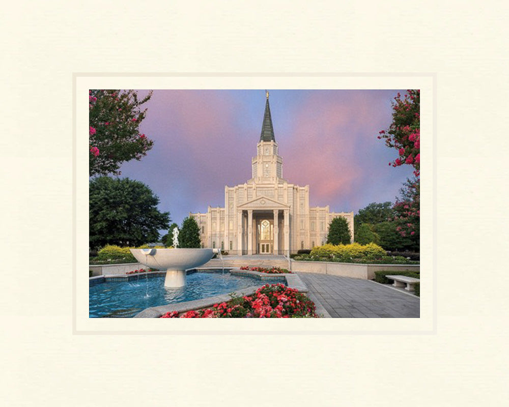 Houston Temple - House of Peace 5x7 print