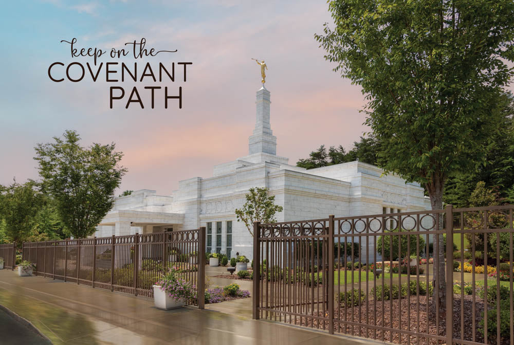 Birmingham Temple - Covenant Path 12x18  repositionable poster