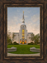 Boston Temple - Window Sunset by Robert A Boyd