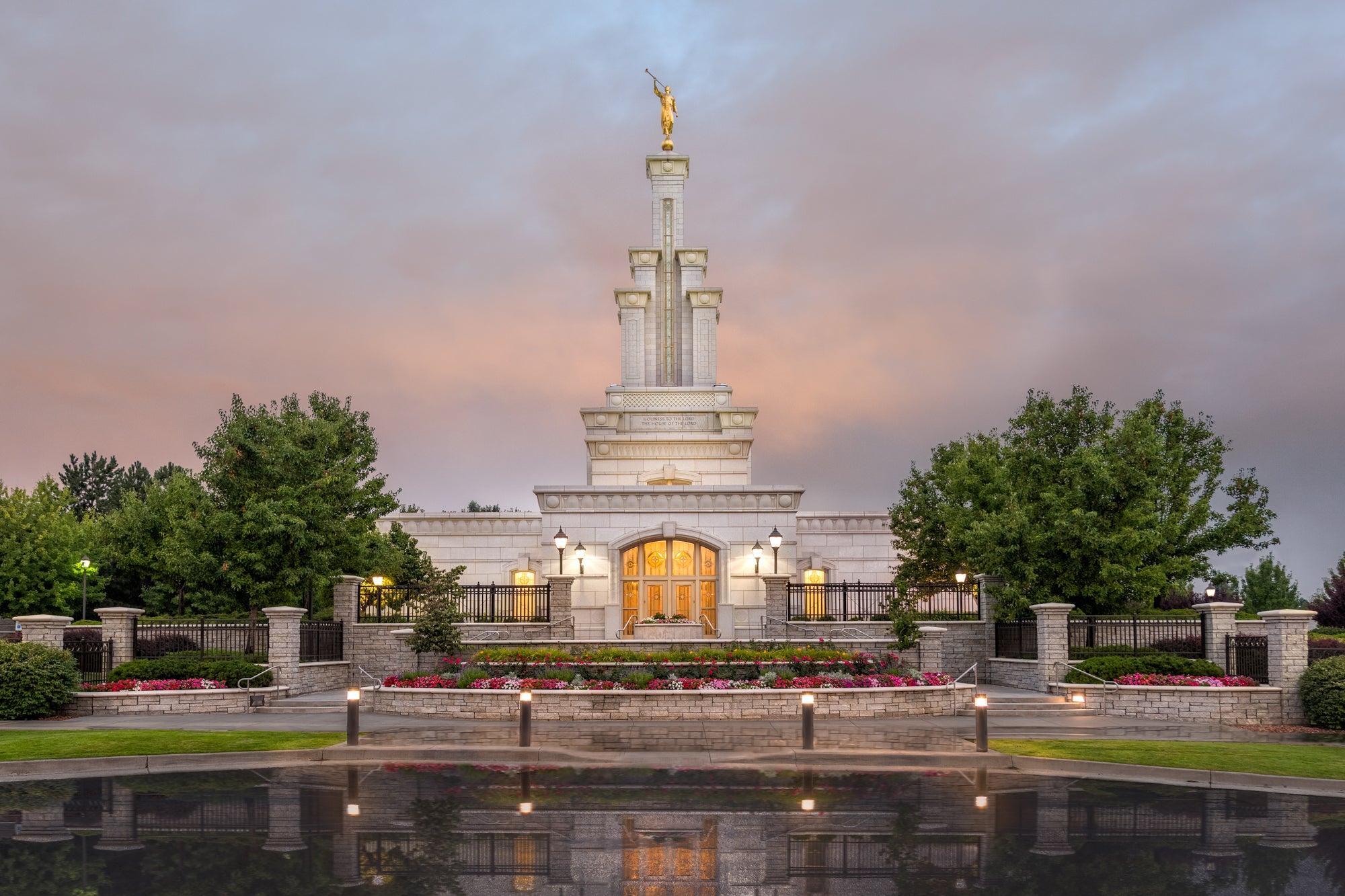 Columbia River Washington Temple- Covenant Path by Robert A Boyd