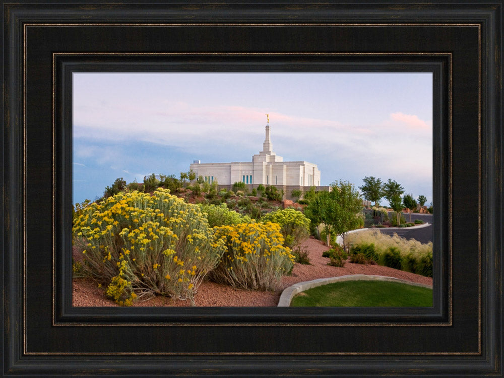 Snowflake Temple - Desertscape by Robert A Boyd