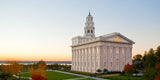 Nauvoo Temple - Looking West by Robert A Boyd