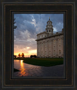 Nauvoo Temple - Path by Robert A Boyd