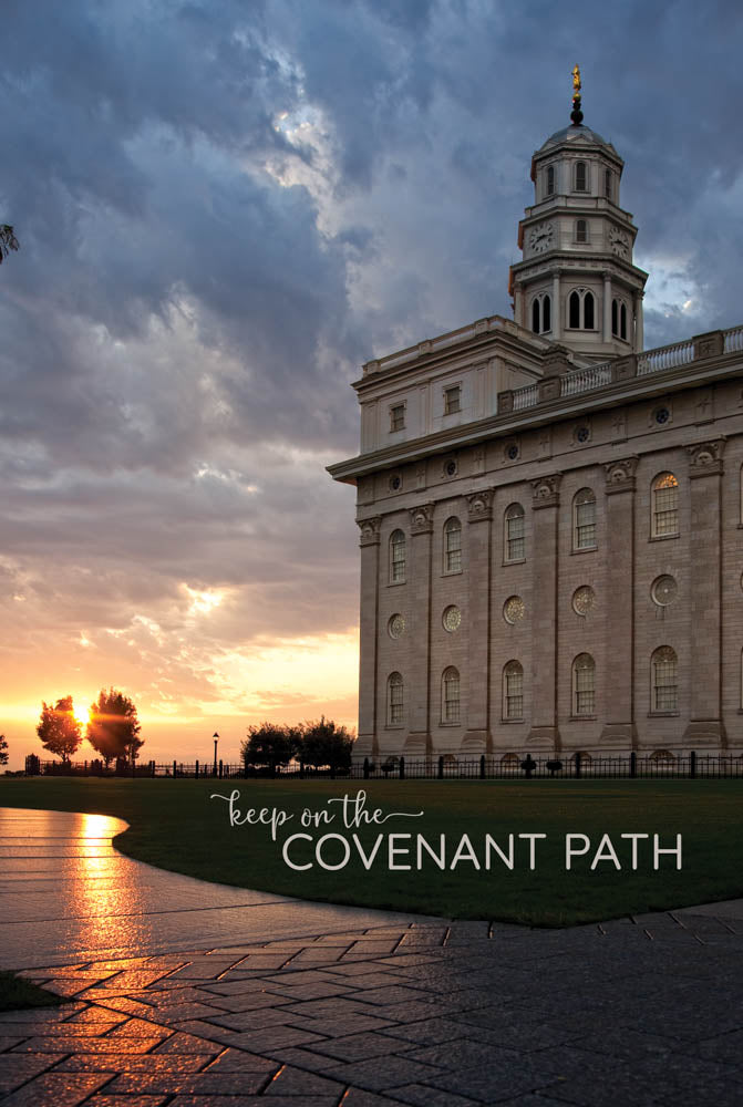 Nauvoo Temple - Path 12x18 repositionable poster