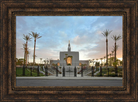 Redlands Temple - Front Gate by Robert A Boyd