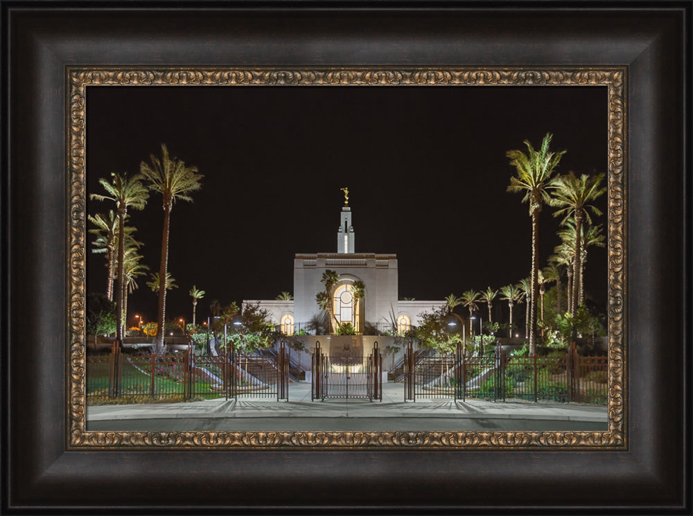 Redlands Temple - Gate by Robert A Boyd