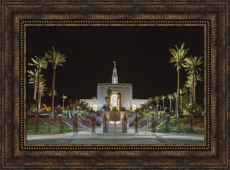 Redlands Temple - Gate by Robert A Boyd