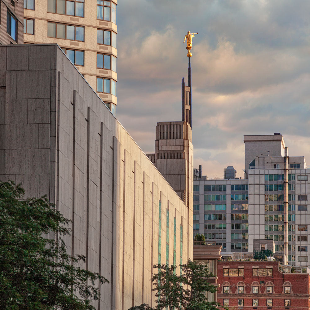 Manhattan Temple - Spire in the City by Robert A Boyd