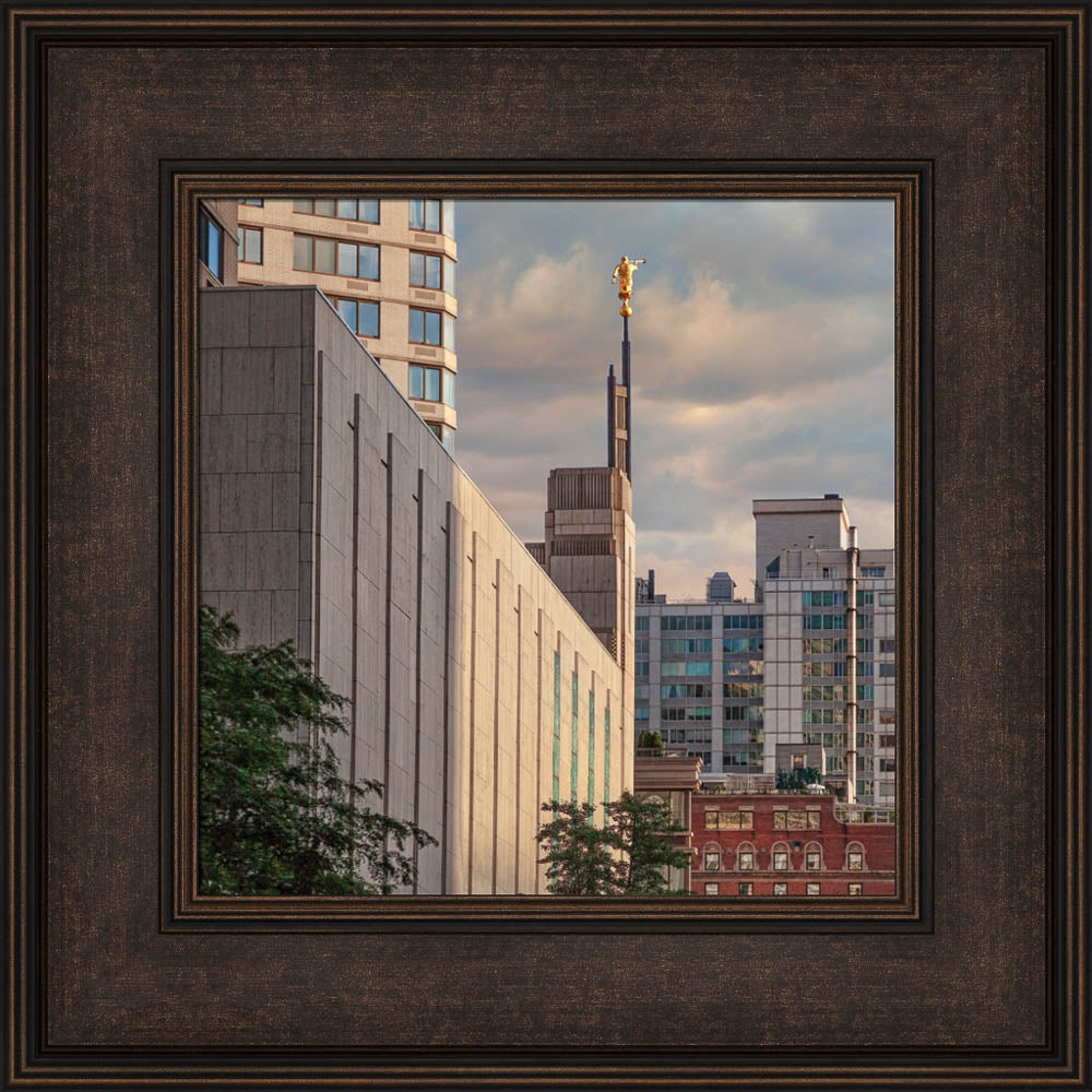 Manhattan Temple - Spire in the City by Robert A Boyd