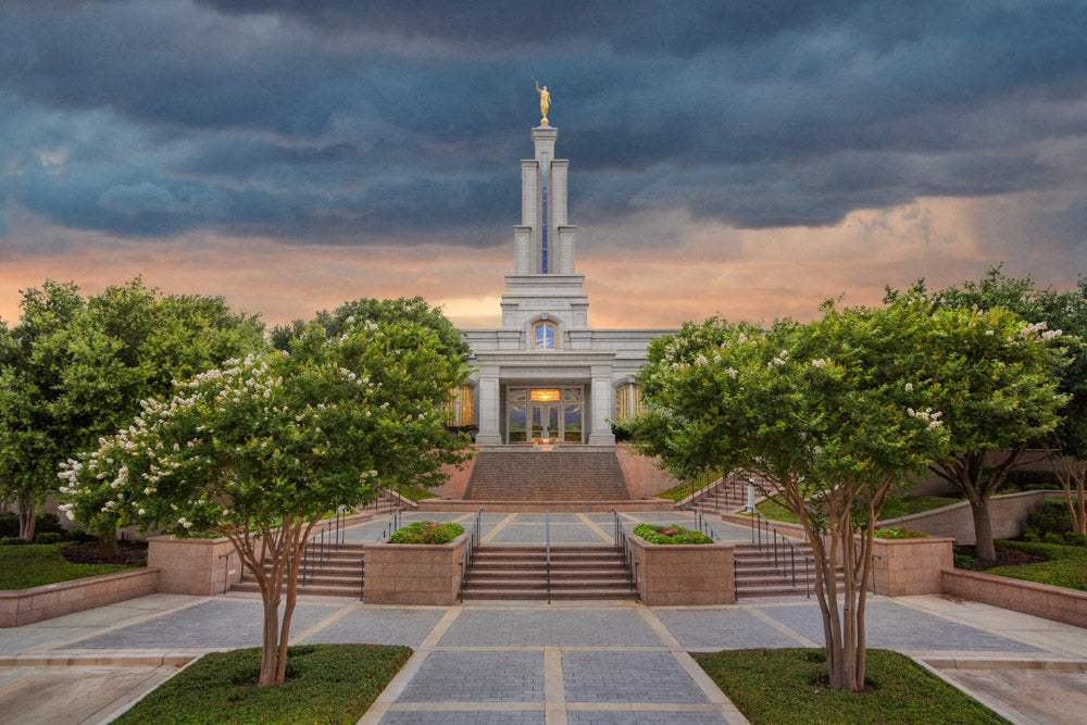 San Antonio Temple - Refuge From the Storm by Robert A Boyd