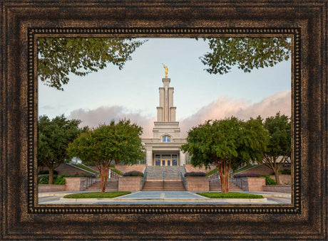 San Antonio Temple - Summer Morning by Robert A Boyd