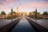 Newport Beach Temple - Reflections by Robert A Boyd