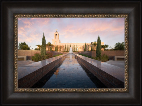 Newport Beach Temple - Reflections by Robert A Boyd