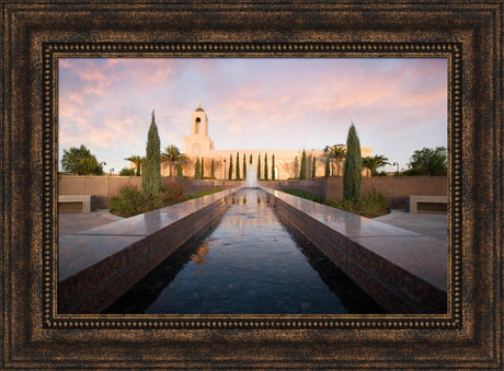 Newport Beach Temple - Reflections by Robert A Boyd