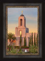 Newport Beach Temple - Sunlit Spire by Robert A Boyd